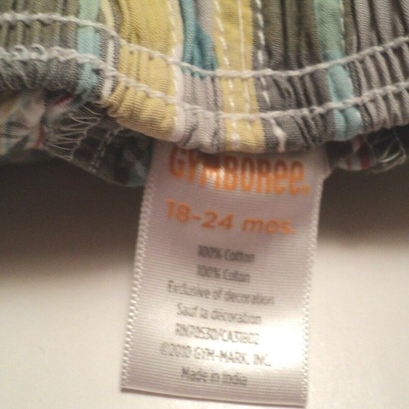 Gymboree Boys Size 18-24 Months Infants Shorts Patched Plaid - Picture 3 of 3